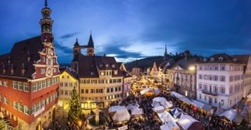 Stuttgarter Weihnachtsmarkt oder Esslinger Mittelalter- und Weihnachtsmarkt