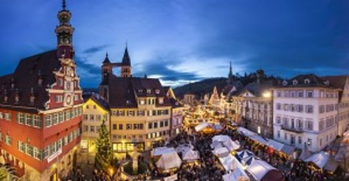 Stuttgarter Weihnachtsmarkt oder Esslinger Mittelalter- und Weihnachtsmarkt