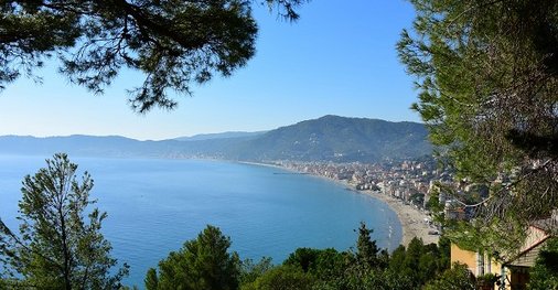 Blumenriviera mit berühmtem Küstenradweg