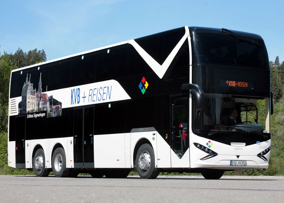 KVB Reisebus Reisebus des Unternehmens KVB Sigmaringen.